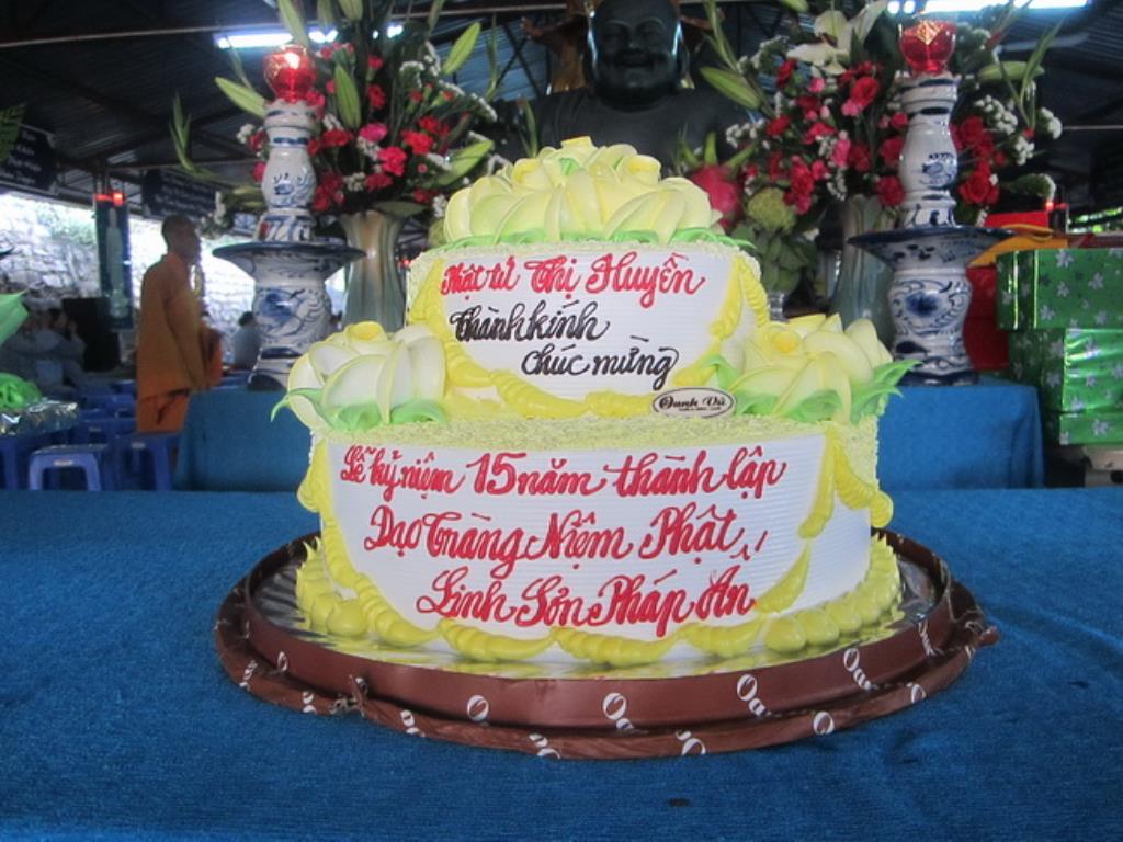 Đạo tràng niệm Phật chùa Linh Sơn Pháp Ấn kỉ niệm 15 năm thành lập