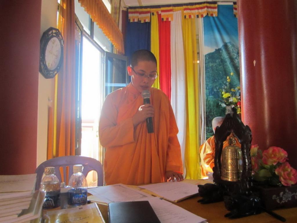 Đạo tràng Bát quan trai Tịnh xá Ngọc Sơn tổng kết cuối năm