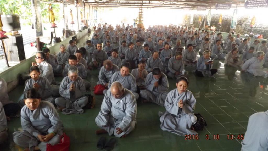 Chùa Linh Sơn Pháp Ấn: Khóa tu niệm Phật kỳ II năm 2016