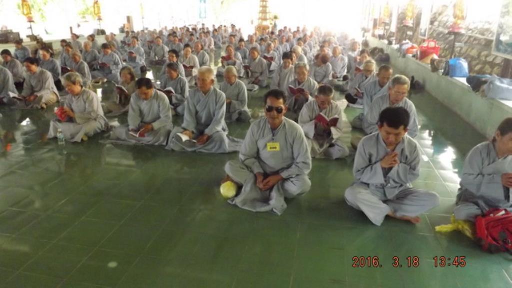 Chùa Linh Sơn Pháp Ấn: Khóa tu niệm Phật kỳ II năm 2016