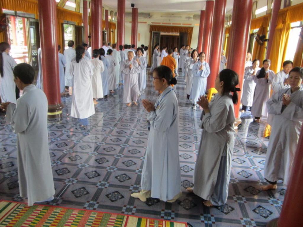 Tịnh xá Ngọc Sơn tổ chức khóa tu Bát quan trai đầu xuân Bính Thân