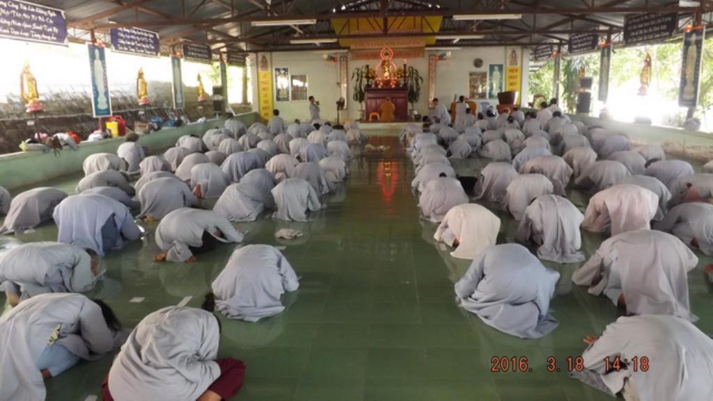 Chùa Linh Sơn Pháp Ấn: Khóa tu niệm Phật kỳ II năm 2016