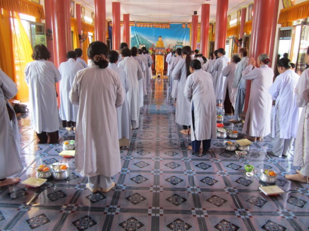 Tịnh xá Ngọc Sơn tổ chức khóa tu Bát quan trai đầu xuân Bính Thân