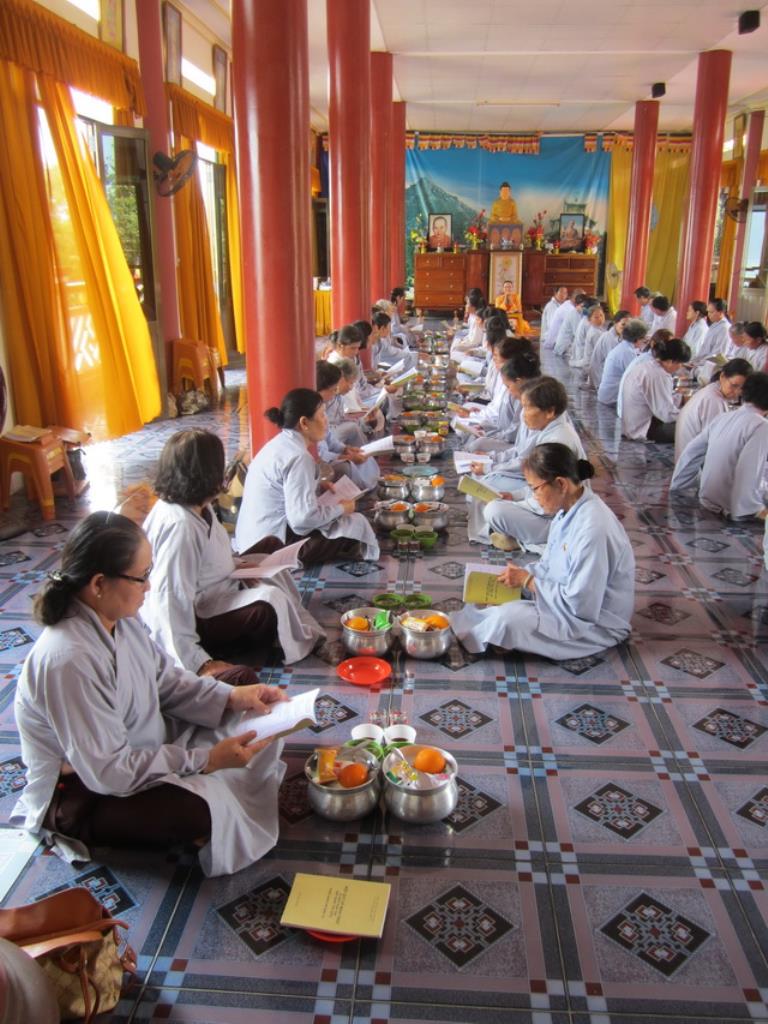 Tịnh xá Ngọc Sơn tổ chức khóa tu Bát quan trai đầu xuân Bính Thân