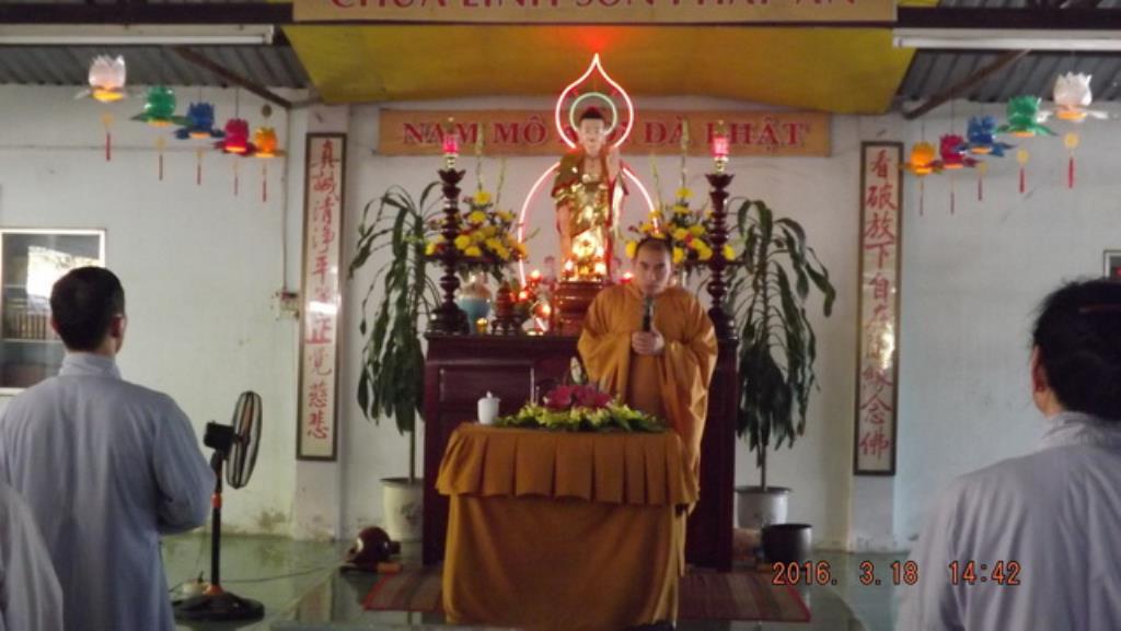 Chùa Linh Sơn Pháp Ấn: Khóa tu niệm Phật kỳ II năm 2016