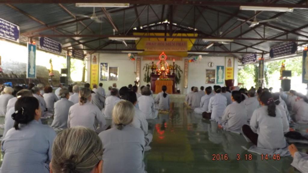 Chùa Linh Sơn Pháp Ấn: Khóa tu niệm Phật kỳ II năm 2016