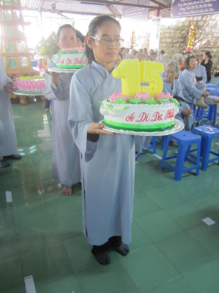 Đạo tràng niệm Phật chùa Linh Sơn Pháp Ấn kỉ niệm 15 năm thành lập