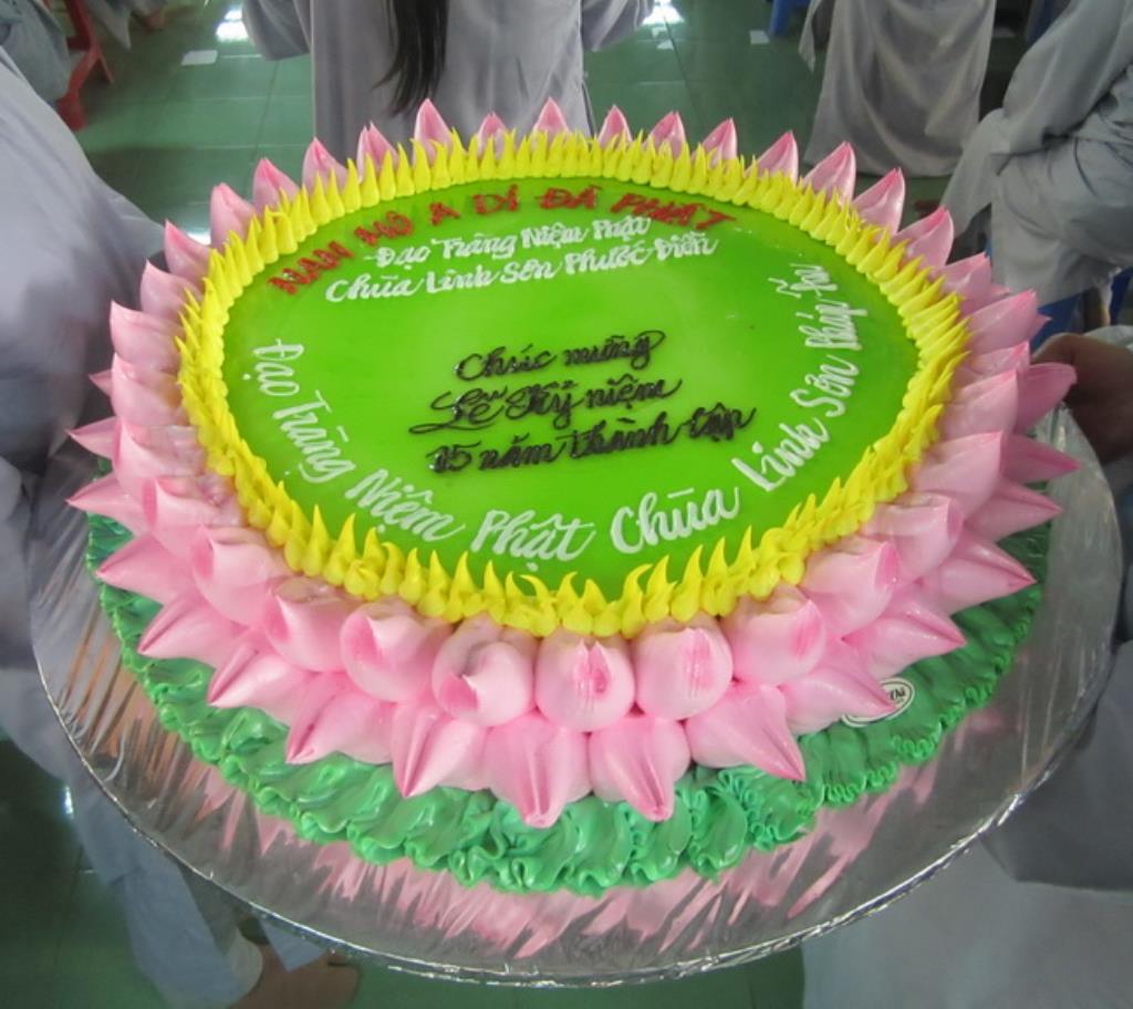 Đạo tràng niệm Phật chùa Linh Sơn Pháp Ấn kỉ niệm 15 năm thành lập