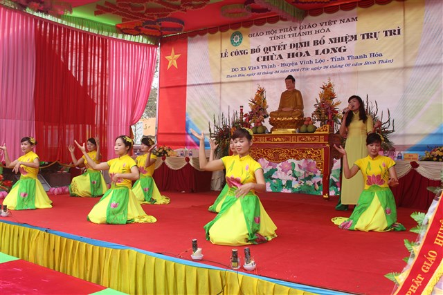 Thanh Hóa: Bổ nhiệm ĐĐ. Thích Tĩnh Hải trụ trì chùa Hoa Long