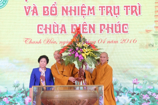 Thanh Hóa: Lễ Khánh Thành và Bổ Nhiệm Trụ Trì chùa Diên Phúc