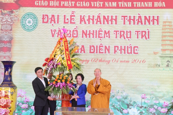 Thanh Hóa: Lễ Khánh Thành và Bổ Nhiệm Trụ Trì chùa Diên Phúc