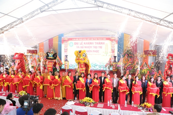 Thanh Hóa: Lễ Khánh Thành và Bổ Nhiệm Trụ Trì chùa Diên Phúc