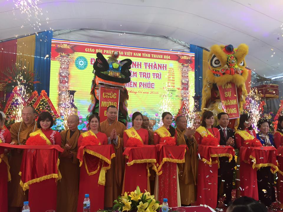 Thanh Hóa: Lễ Khánh Thành và Bổ Nhiệm Trụ Trì chùa Diên Phúc