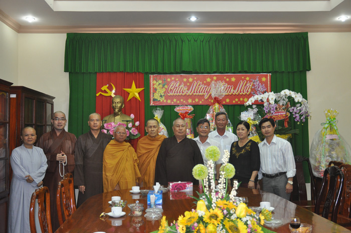 Lãnh Đạo GHPGVN Tỉnh Tiền Giang Thăm và Chúc Tết Các Cơ Quan Ban Ngành Tỉnh Tiền Giang, TP. Mỹ Tho Xuân Bính Thân-2016