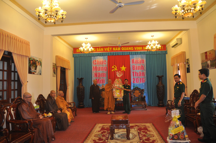 Lãnh Đạo GHPGVN Tỉnh Tiền Giang Thăm và Chúc Tết Các Cơ Quan Ban Ngành Tỉnh Tiền Giang, TP. Mỹ Tho Xuân Bính Thân-2016