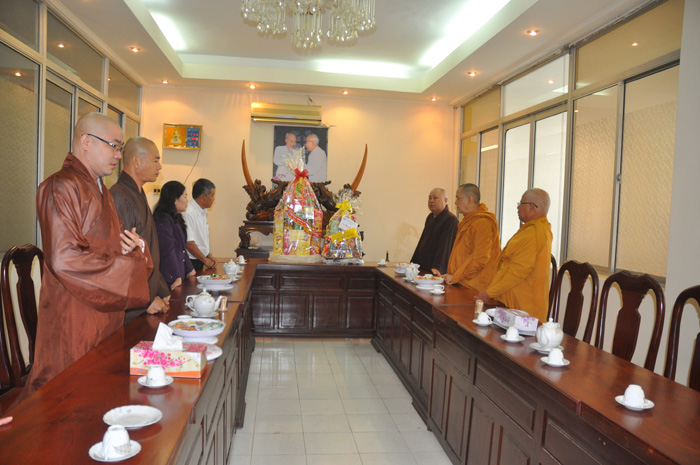 Lãnh Đạo GHPGVN Tỉnh Tiền Giang Thăm và Chúc Tết Các Cơ Quan Ban Ngành Tỉnh Tiền Giang, TP. Mỹ Tho Xuân Bính Thân-2016
