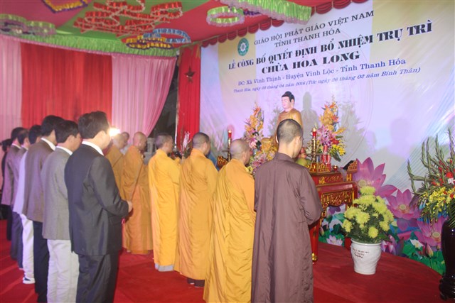 Thanh Hóa: Chùa Hoa Long tổ chức đêm hoa đăng cầu nguyện hòa bình