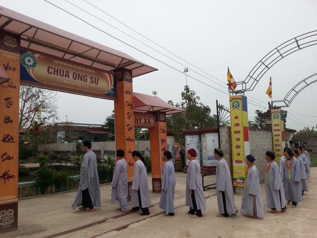 Thanh Hóa: Tu tập ba ngày và giỗ Tổ chùa Ông Sư