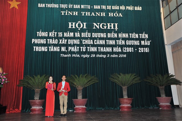 Thanh Hóa: Tổng kết 15 năm phong trào xây dựng “Chùa cảnh tinh tiến gương mẫu” giai đoạn (2001-2016)