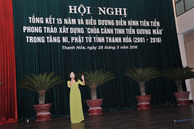 Thanh Hóa: Tổng kết 15 năm phong trào xây dựng “Chùa cảnh tinh tiến gương mẫu” giai đoạn (2001-2016)