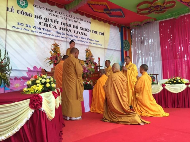 Thanh Hóa: Chùa Hoa Long tổ chức lễ Hằng Thuận