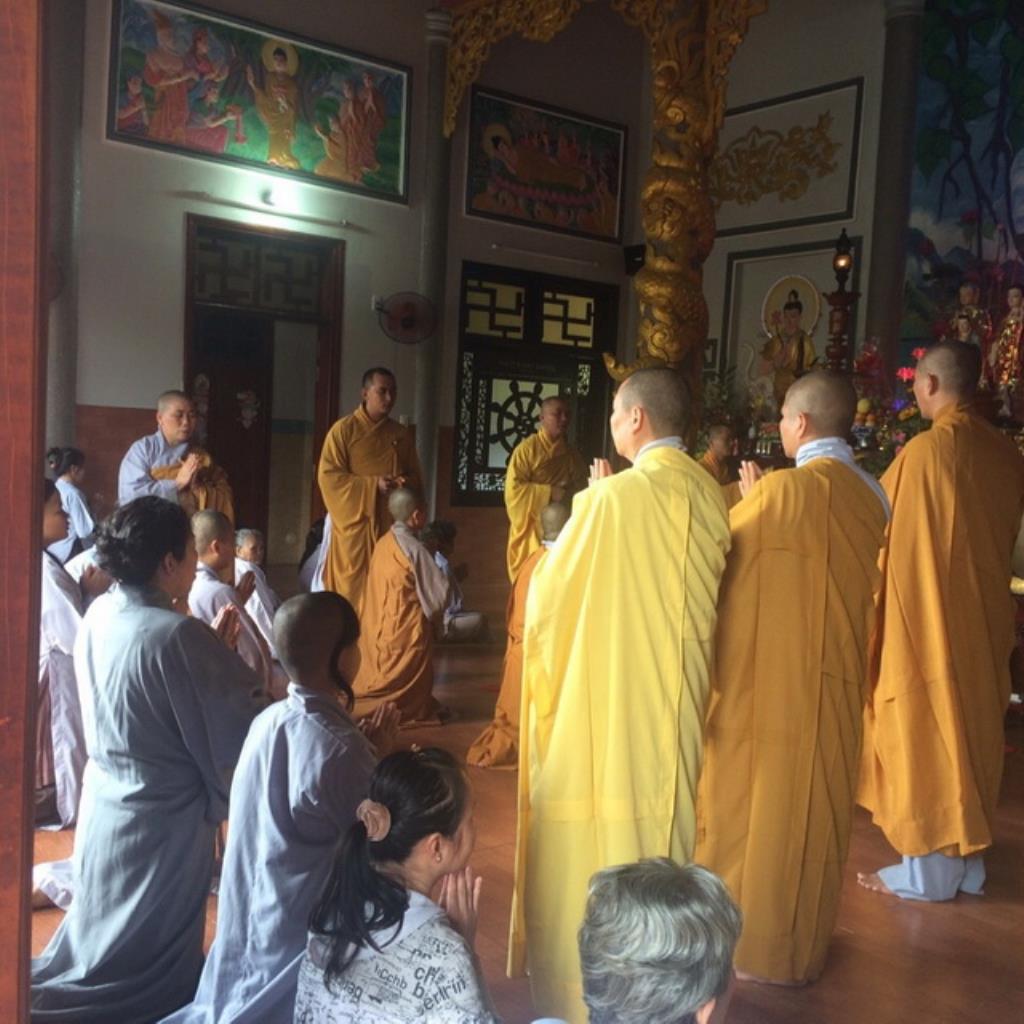 Trang nghiêm lễ húy nhật lần thứ 17 cố ni sư Thích nữ Như Tín