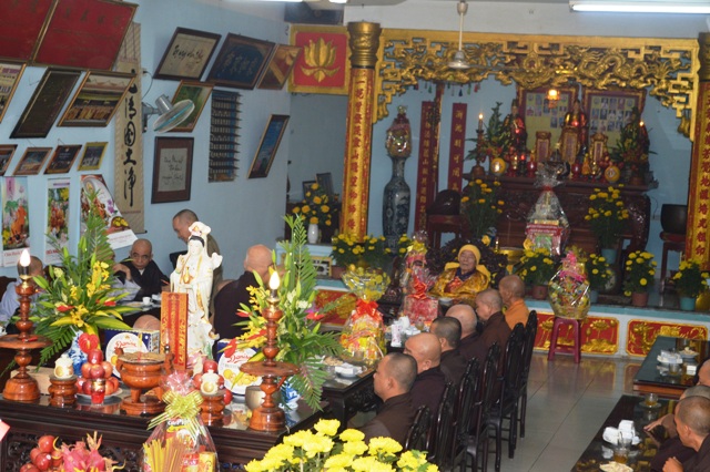 Khánh Hòa: Tông phong tổ đình Nghĩa Phương họp mặt lễ Tổ đầu năm