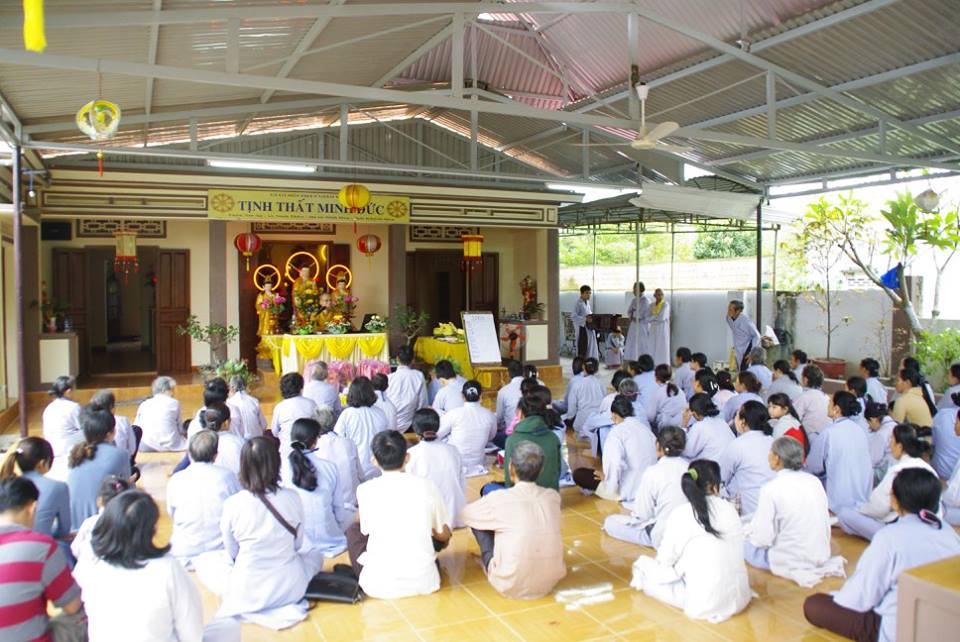 Khánh Hòa: Chùa Minh Đức Khóa tu “Một Ngày An Lạc” tổng kết năm 2015