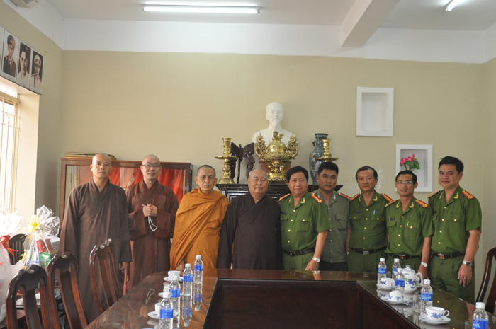 Lãnh Đạo GHPGVN Tỉnh Tiền Giang Thăm và Chúc Tết Các Cơ Quan Ban Ngành Tỉnh Tiền Giang, TP. Mỹ Tho Xuân Bính Thân-2016