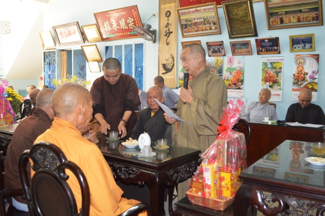 Khánh Hòa: Tông phong tổ đình Nghĩa Phương họp mặt lễ Tổ đầu năm