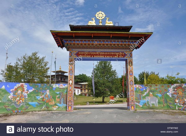 France: Chùm ảnh ngôi Chùa Dashang Kagyu Ling, Bourgogne