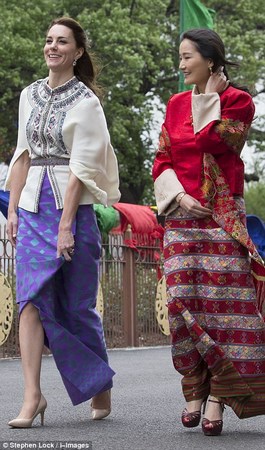 Chùm ảnh Hoàng tử Anh và Công nương đến thăm Vương quốc PG Bhutan