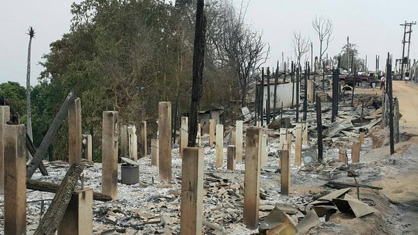 Thái Lan: Chư Tăng Tu viện Wat Phra Dhammakaya cứu trợ nạn cháy rừng ở Chiang Mai