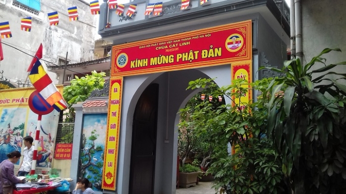 Những hình ảnh đẹp nhất tại đại lễ Phật Đản ở chùa Cát Linh