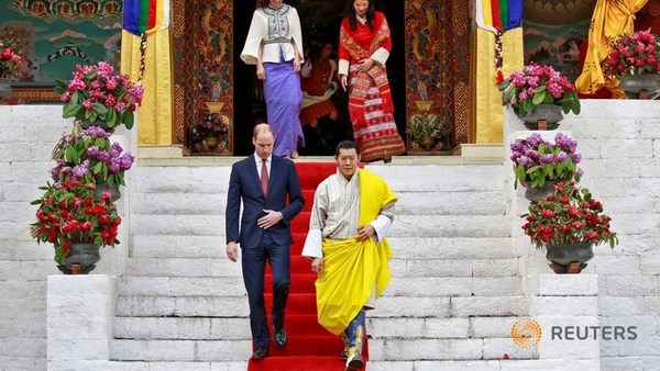 Chùm ảnh Hoàng tử Anh và Công nương đến thăm Vương quốc PG Bhutan