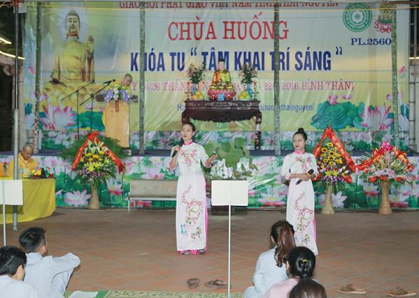 Thái Nguyên: Chùa Huống Thượng tổ chức khoá tu “Tâm khai trí sáng”