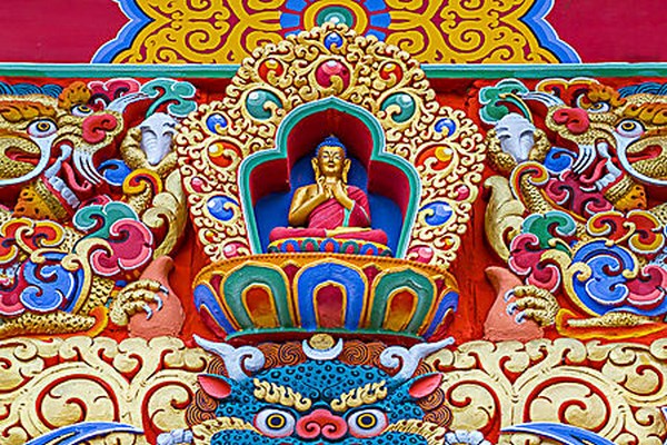 France: Chùm ảnh ngôi Chùa Dashang Kagyu Ling, Bourgogne