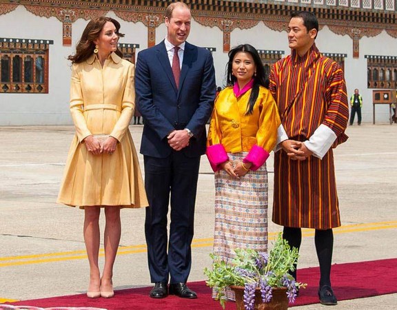 Chùm ảnh Hoàng tử Anh và Công nương đến thăm Vương quốc PG Bhutan