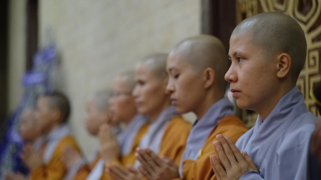 Chùa Giác Ngộ: Lễ di quan nhục thân cố Tỳ kheo ni Thích Nữ Diệu Huệ