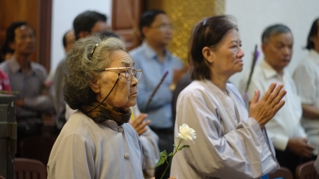 Chùa Giác Ngộ: Lễ di quan nhục thân cố Tỳ kheo ni Thích Nữ Diệu Huệ