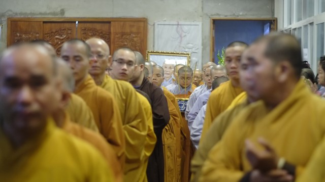 Chùa Giác Ngộ: Lễ di quan nhục thân cố Tỳ kheo ni Thích Nữ Diệu Huệ