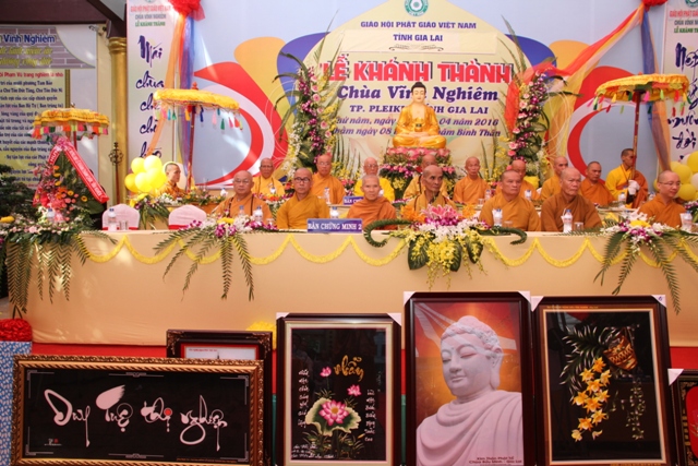 Gia Lai: Chùa Vĩnh Nghiêm tổ chức Đại Lễ khánh thành