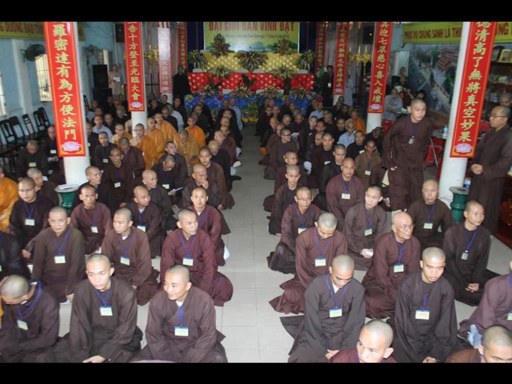 Đại Giới Đàn Đồng Tháp Vào Ngày Đầu Tiên