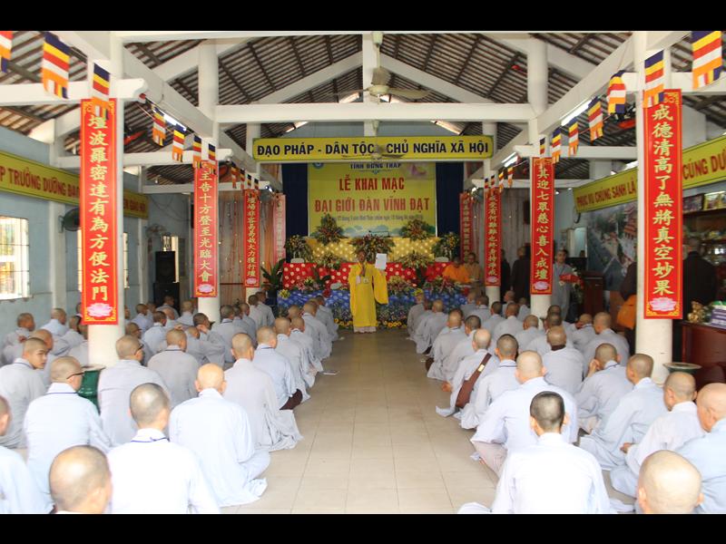 Đồng Tháp: Giới Đàn Vĩnh Đạt Khảo Hạch và Tuyên Luật