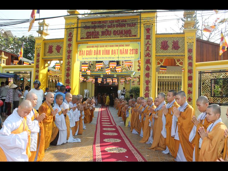 Đồng Tháp: Giới Đàn Vĩnh Đạt Khảo Hạch và Tuyên Luật