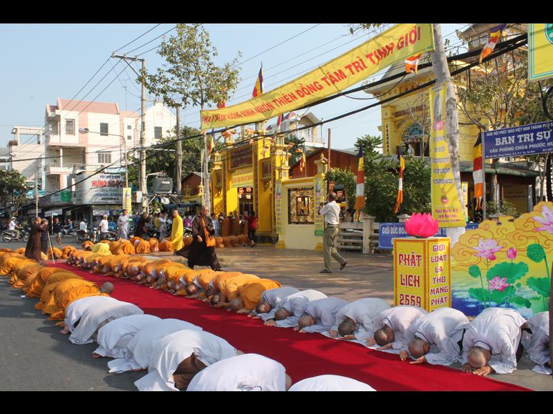 Đồng Tháp: Giới Đàn Vĩnh Đạt Khảo Hạch và Tuyên Luật