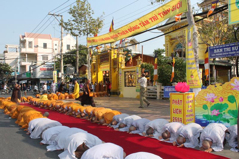 Đồng Tháp: Trang Nghiêm Khai Mạc Đại Giới Đàn Vĩnh Đạt