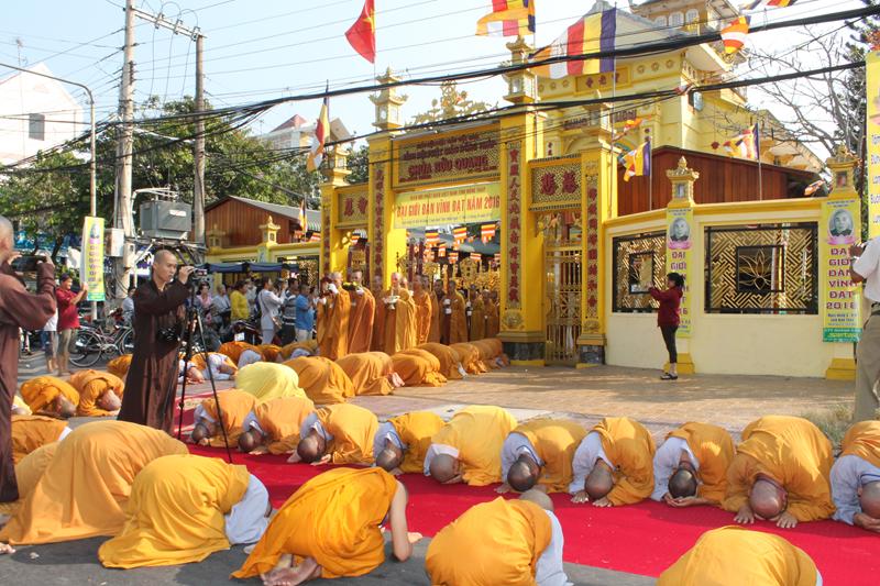 Đồng Tháp: Trang Nghiêm Khai Mạc Đại Giới Đàn Vĩnh Đạt