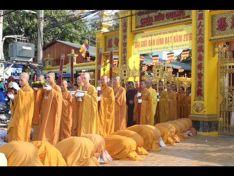Đồng Tháp: Giới Đàn Vĩnh Đạt Khảo Hạch và Tuyên Luật