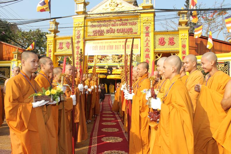 Đồng Tháp: Trang Nghiêm Khai Mạc Đại Giới Đàn Vĩnh Đạt